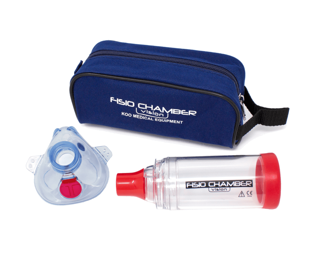 Koo Fisiochamber Vision Spacer-Set mit Maske und Tragetasche